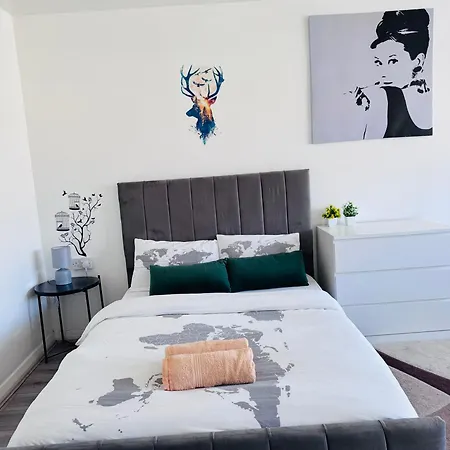 Modern Room In A 4 Bedroom Flat In London, Shared Bathroom!